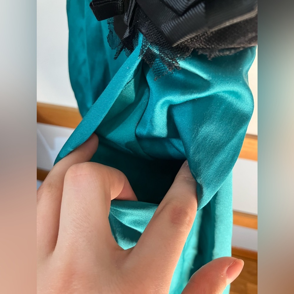Turquoise Cocktail Dress - Picture 7 of 7